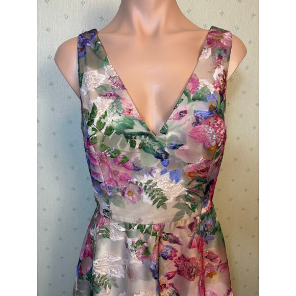 embroidered mesh dress zara Zara Mesh Dress – The Line Up main image 0